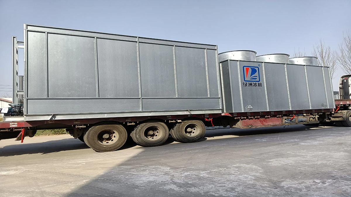 Loaded Unit Photographs Closed-Circuit Cooling Tower Ready for Dispatch Loaded Unit Photographs Closed-Circuit Cooling Tower Ready for Dispatch
